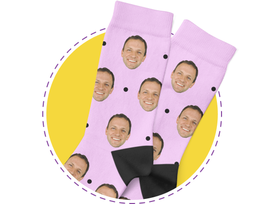 custom face socks